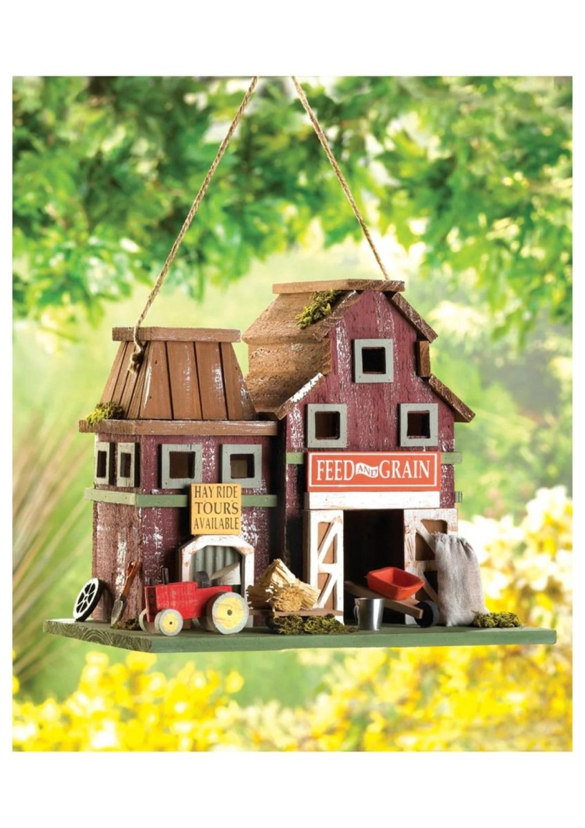 Farmstead Birdhouse - Saunni Bee - Patio; Lawn & Garden