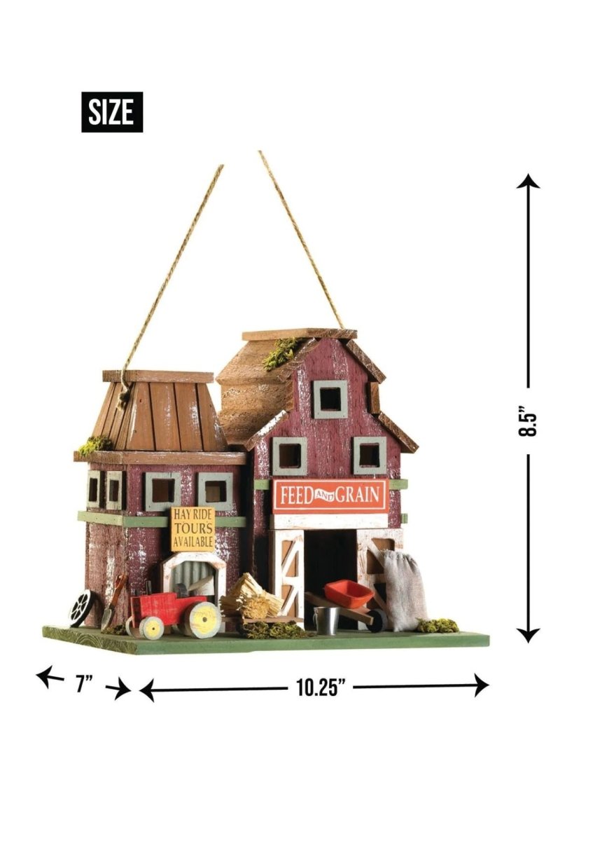 Farmstead Birdhouse - Saunni Bee - Patio; Lawn & Garden