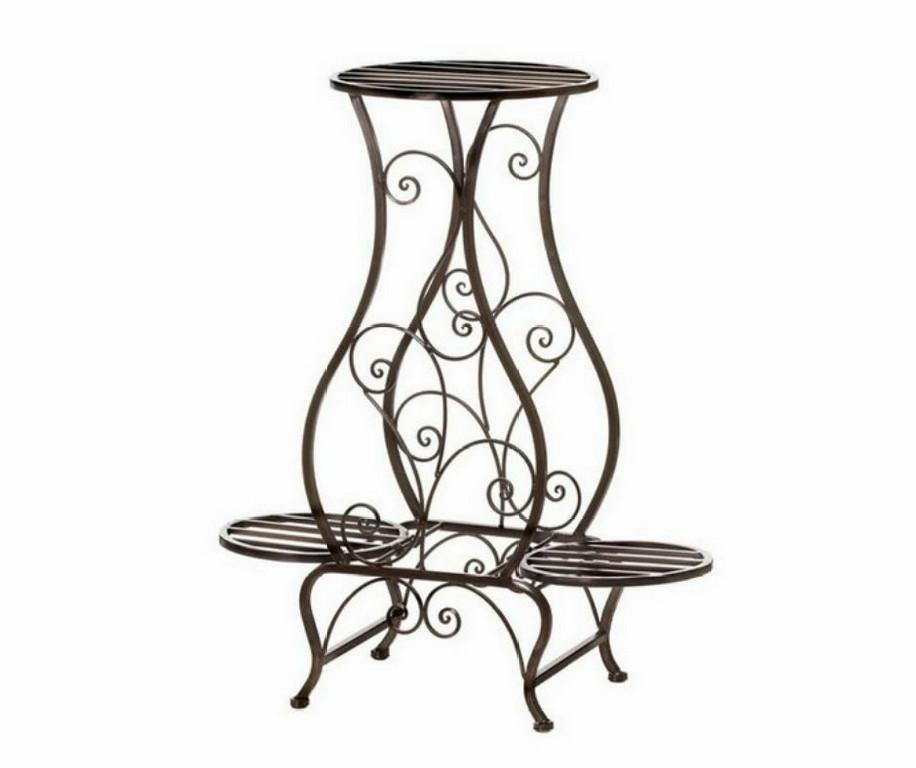 Hourglass Triple Plant Stand - Saunni Bee - Patio; Lawn & Garden