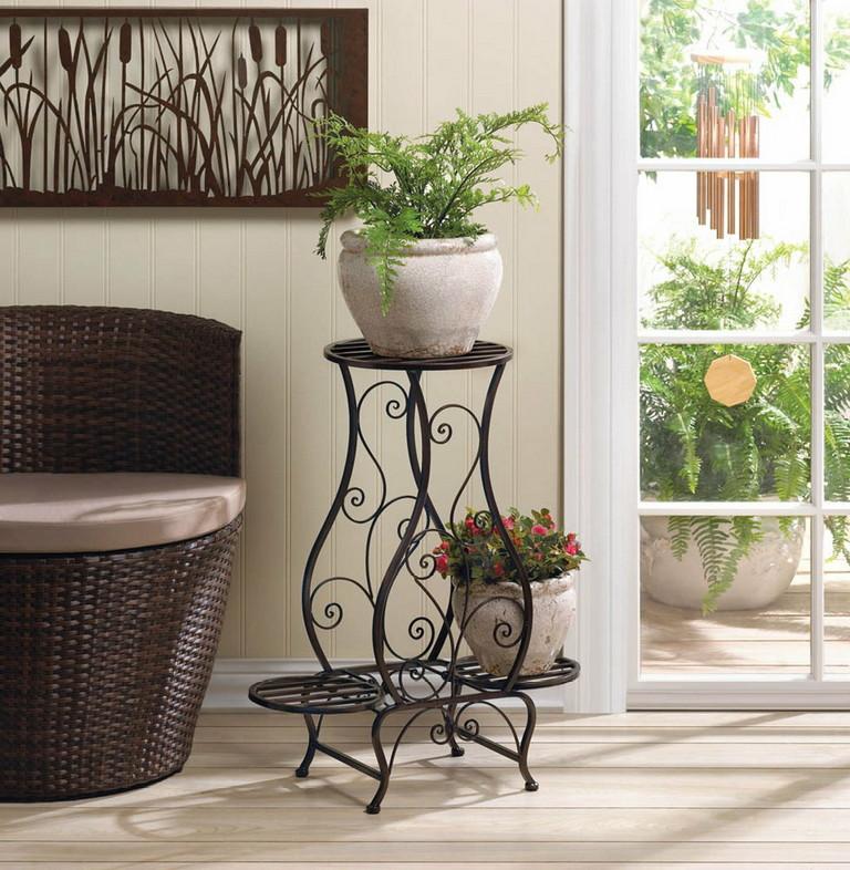 Hourglass Triple Plant Stand - Saunni Bee - Patio; Lawn & Garden