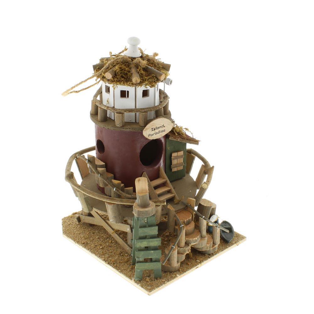 Island Paradise Birdhouse - Saunni Bee - Patio; Lawn & Garden