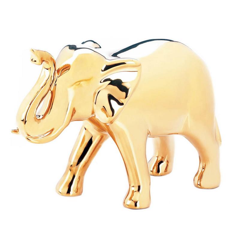 Large Golden Elephant Decor - Saunni Bee - Home Decor