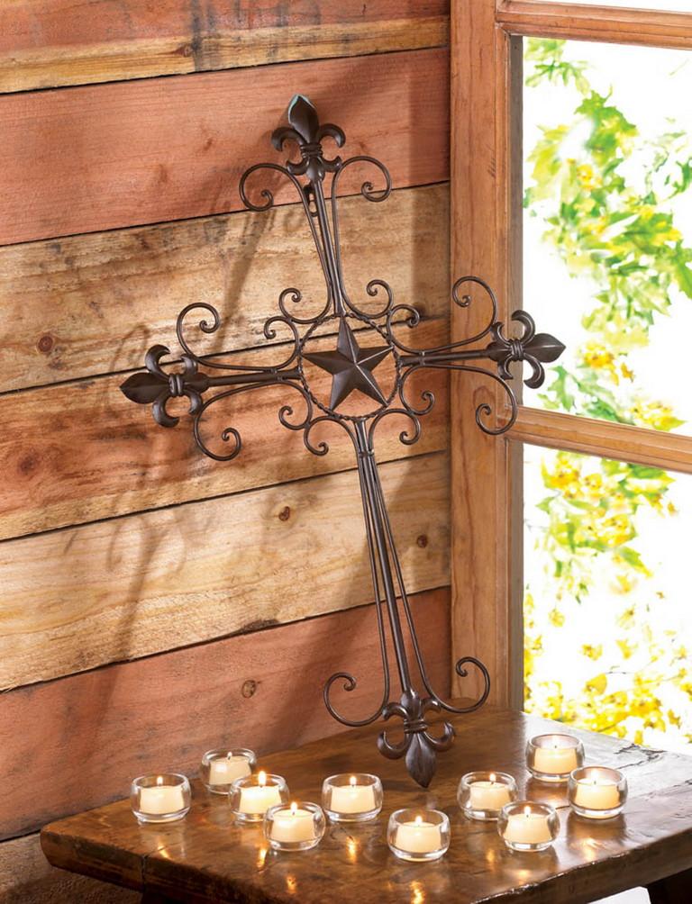 Lone Star Wall Cross - Saunni Bee - Religious & Inspiration