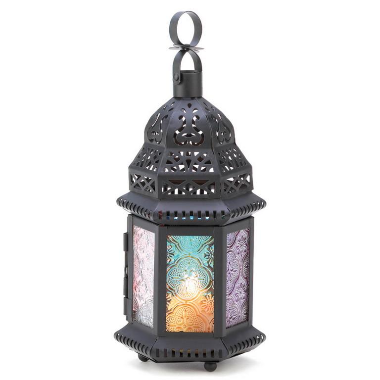 Magic Rainbow Moroccan Style Lantern - Saunni Bee - Lighting