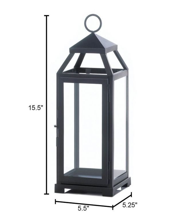 Medium Sleek Candle Lantern - Saunni Bee - Lanterns