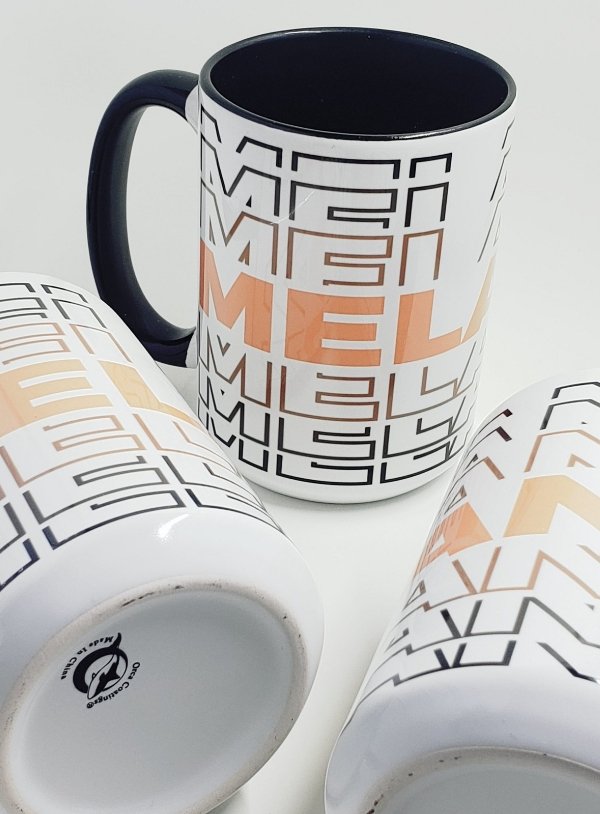 Melanin Wrap Sublimation Mug - Saunni Bee - Sublimation Mugs