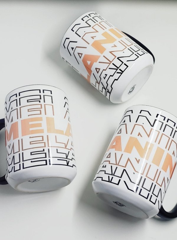 Melanin Wrap Sublimation Mug - Saunni Bee - Sublimation Mugs