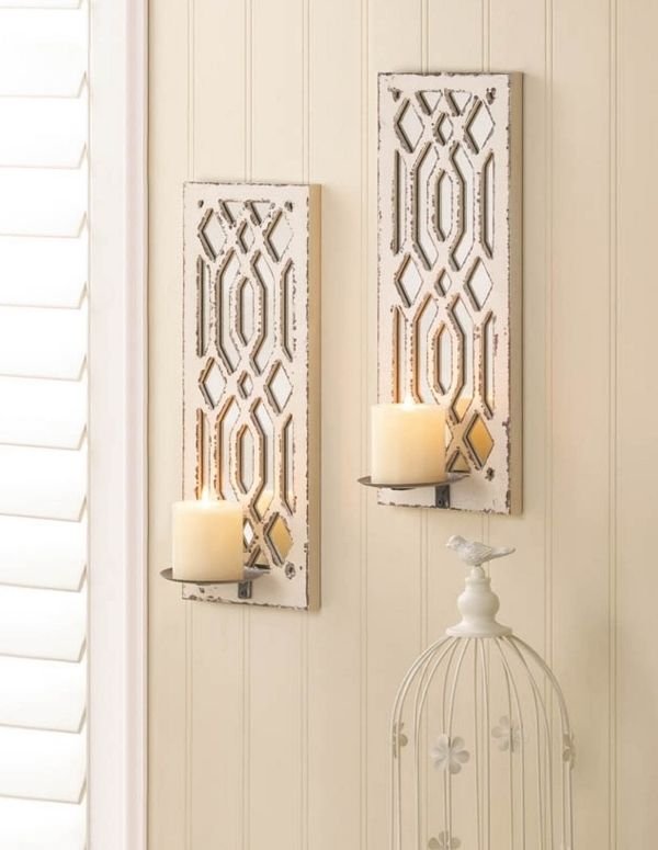 Mirrored Wall Sconce Set - Saunni Bee - Decor