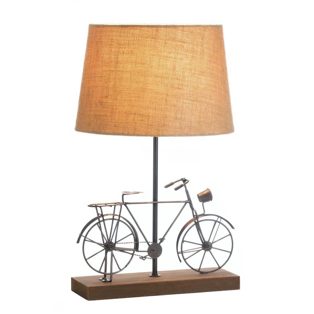 Old-Fashioned Bicycle Table Lamp - Saunni Bee - Lighting