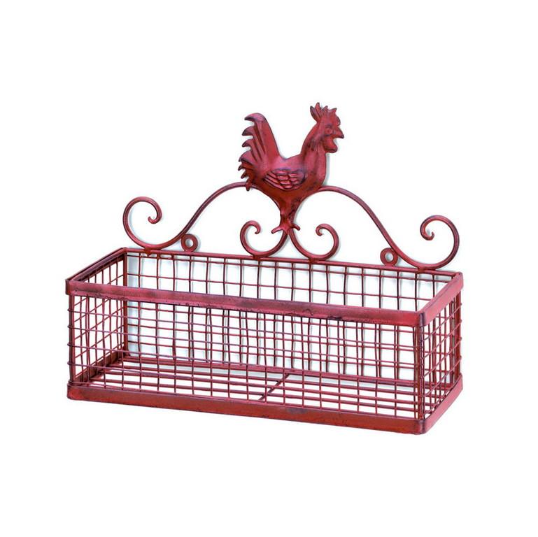 Red Rooster Floating Spice Rack | Home Decor | Saunni Bee