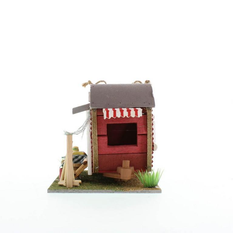Red Trailer Birdhouse - Saunni Bee - Patio; Lawn & Garden