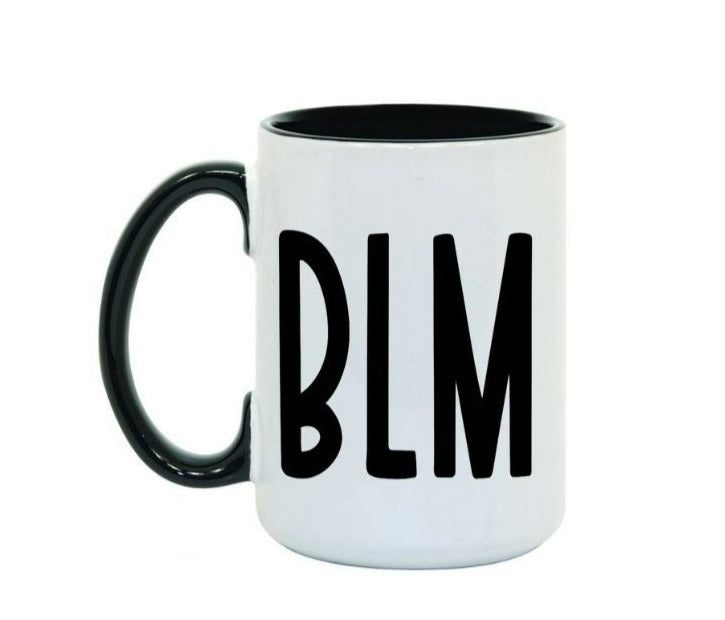 Simple Black Lives Matter Mug - Saunni Bee - Sublimation Mugs