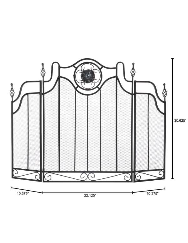 Tuscan Design Fireplan Screen - Saunni Bee - Home Decor