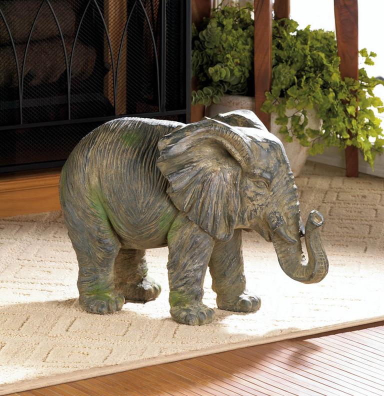 Weathered Elephant Statue - Saunni Bee - Home Decor
