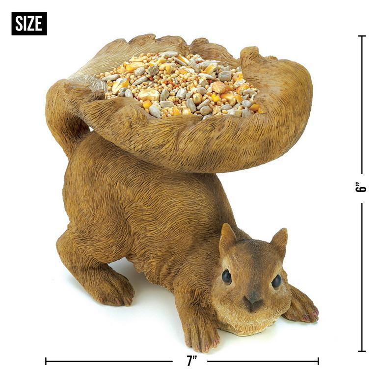 squirrel bird feeder