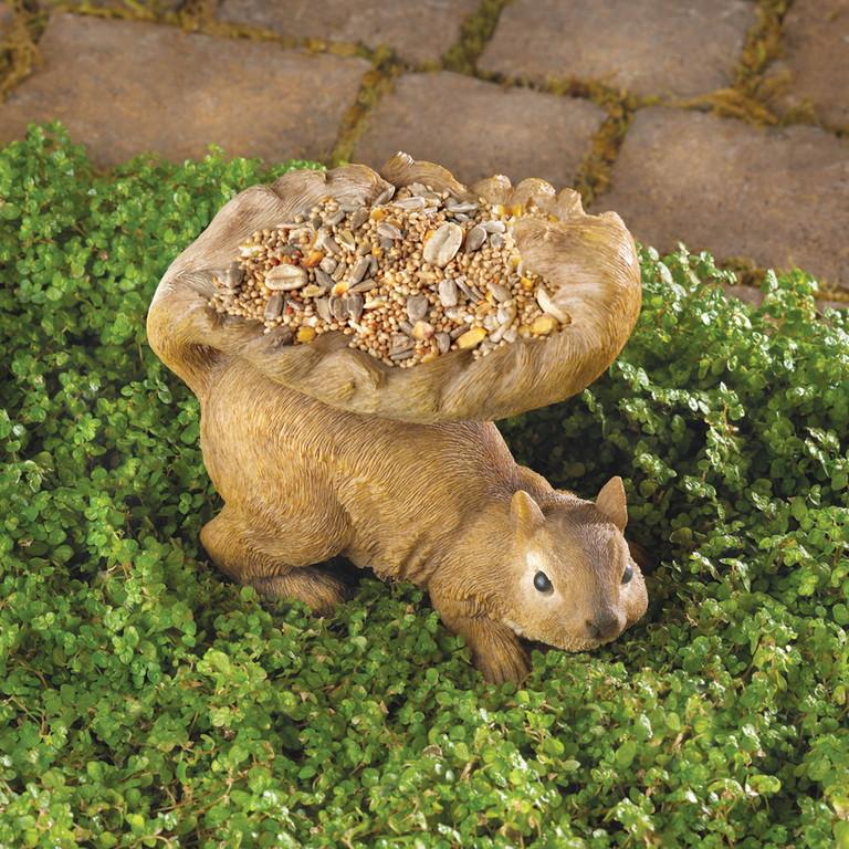 squirrel bird feeder