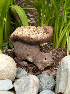 Woodland Squirrel Bird Feeder - Saunni Bee - Patio; Lawn & Garden